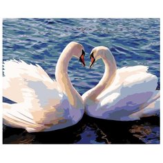 Танец лебедей Раскраска по номерам на холсте Живопись по номерам ARTH-AH281 40х50