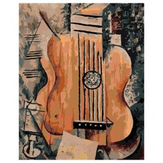 Абстрактная гитара Раскраска по номерам на холсте Живопись по номерам Z-Z101978 40х50
