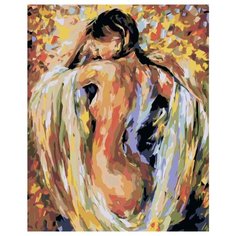 Девушка Раскраска по номерам на холсте Живопись по номерам LA47 40х50