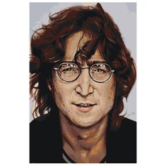Джон Леннон Раскраска картина по номерам на холсте z75761 40х60