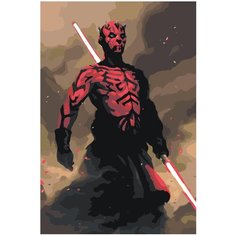 Дарт Мол Раскраска картина по номерам на холсте FU90 40х60