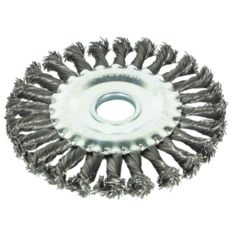 Щетка-крацовка дисковая для УШМ , стальная проволока, 100 мм GROSSMEISTER
