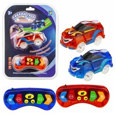 Машинка на р/у 1Toy Гибкий трек, 9 ламп (Т16711)