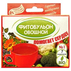 Соль жизни. Фитобульон овощной, Органик №1 (поддержка сердца). 7 одноразовых пакетов по 5.85 гр.