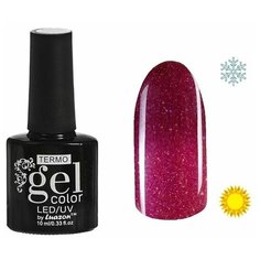 Гель-лак для ногтей Luazon Gel color Termo, 10 мл, А2-063 бордово-розовый с блёстками