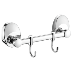 Вешалка настенная FASHUN A1615-2, хром, 2 крючка