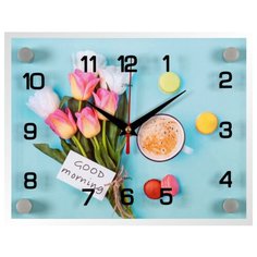 Часы настенные "Good morning", 2026-10 Рубин