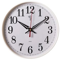 Часы настенные круг d=19,5см, корпус белый Ismat Decor