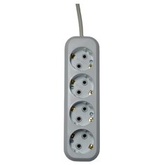 Удлинитель бытовой Атлант 2200Вт (c\з) 4гн. ПВС 5м Atlant