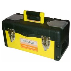 Ящик для инструмента 14" 355х180х190мм металл пластик Желтый OEM 27576 Skrab