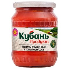 Томаты очищенные в томатном соке КУБАНЬ ПРОДУКТ 680гр. ст. б.