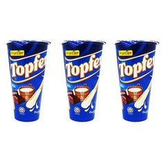 Палочки бисквитные Topfer с шоколадным и молочным кремом (3 шт. по 40 г) Frontier