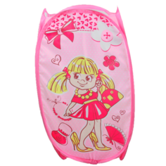 Корзина для игрушек "Модница" с ручками, цвет розовый Школа талантов