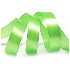 Лента атласная 3/4 (20мм) цв.3034 гр.салатовый IDEAL уп.27,4 м