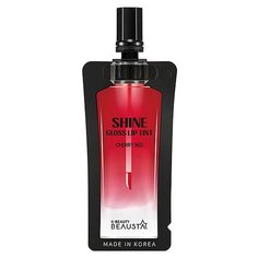 Beausta Тинт для губ Water Shine Gloss, cherry red