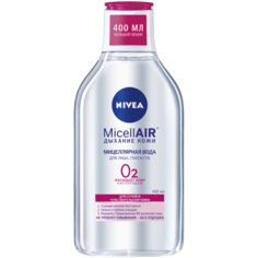 Nivea мицеллярная вода MicellAir для сухой и чувствительной кожи, 400 мл