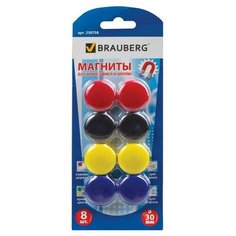 Магниты для доски BRAUBERG 230758 ассорти