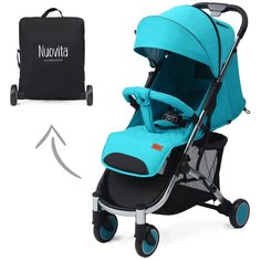 Прогулочная коляска Nuovita Snello, turchese di velluto