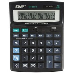 Калькулятор бухгалтерский STAFF STF-888-16 черный