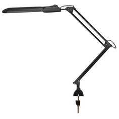 Настольная лампа на струбцине Трансвит Дельта черный, 11 Вт
