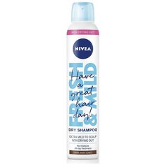 Nivea сухой шампунь Fresh Revive 3 в 1 для темных волос, 200 мл