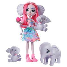 Игровой набор Enchantimals Эсмеральда Слонни с семьей, GTM30