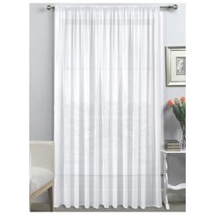 Тюль Amore Mio RR 0007B UT на ленте 600х300 см белый