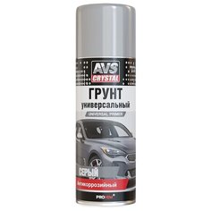 Аэрозольный грунт-праймер AVS Crystal Universal Primer серый 0.5 л