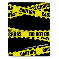 Альт Тетрадь Будь осторожен 7-160-081/85, клетка, 160 л., черный/желтый