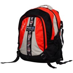 Рюкзак POLAR П1002 27, черный, оранжевый