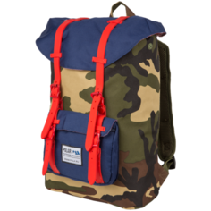 Рюкзак POLAR 17211 13.1, синий, хаки