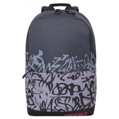 Рюкзак Grizzly RQ-010-2 15, темно-серый/серый/черный