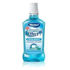 Fresh Effect Coolmint Antibacterial Mouthwash. Ополаскиватель полости рта "Ледяная мята" против халитоза. Wisdom