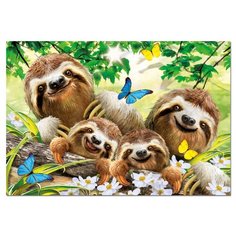 Пазл Educa 500 деталей - Семейное селфи ленивцев