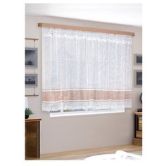 88830 Гардина, 300*160, белый/коричневый Racc Olto