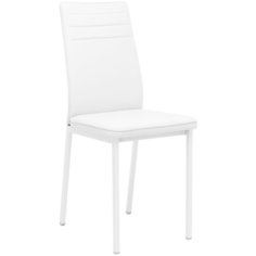 Стул Leset Бри металл Белый, экокожа Белая