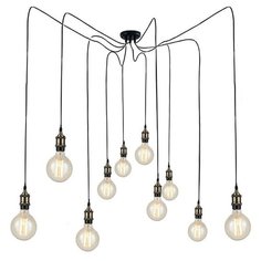 Люстра подвесная Spider LOFT1162A/10
