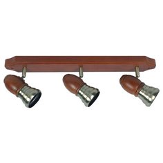 Спот OAK 3хЕ14х40W, бронза/дер Powerlight