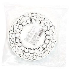 Салфетка ажурная, бумажная, 14 см, 250 шт/упаковке, AVIORA (104-053)
