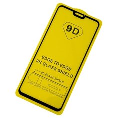 Защитное стекло 9D для Honor 8X, черная рамка Screen Guard