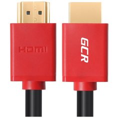 HDMI 0.3м видео кабель черный+красный GCR GOLD для Apple TV SmartTV Xiaomi TV Box ПК PlayStation Xbox PS3 PS4 Pro проектор компьютер Ultra HD 4K 3D Ethernet