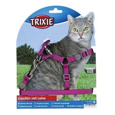 Шлейка для кошек TRIXIE с поводком Premium нейлон