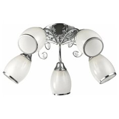 Люстра FLAT 5xE27x60W, хром Powerlight