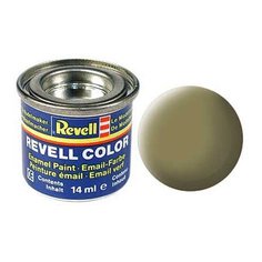 Краски для моделизма, эмалевая, желто-оливковая матовая Revell