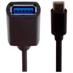 Кабель-адаптер Belsis BW8907 OTG USB 3.1 Type C (m) - USB 3.0 (f), 0,2 м, чёрный