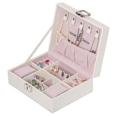 Шкатулка для украшений S-498W белый Ismat Decor