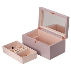 Деревянная шкатулка для украшений S-139PU фиолетовый Ismat Decor