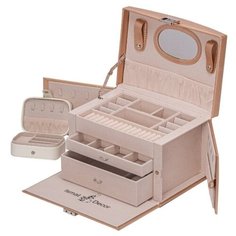 Шкатулка для украшений S-697B-3N золотистый Ismat Decor