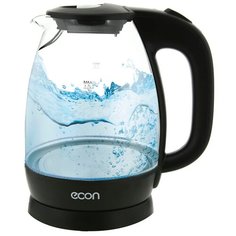 Чайник электрический Econ ECO-1762KE из термостойкого стекла с LED подсветкой, 1.7л, 2200 Вт