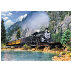 Пазлы 500 деталей "Поезд в горах" Trefl